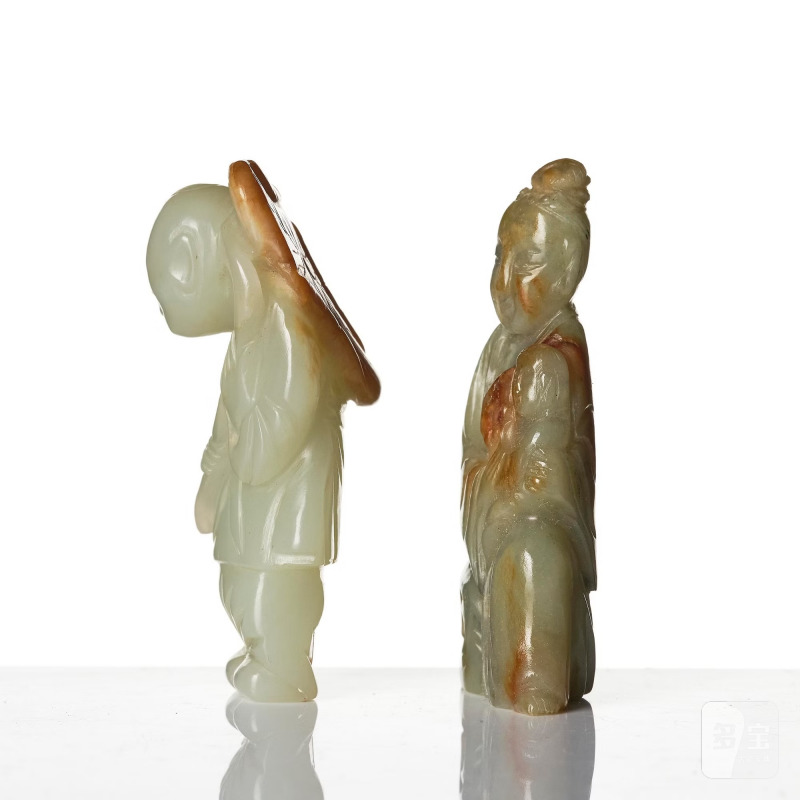 Two jade sculptures, - 图3